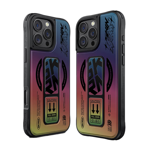 SkinArma Kira Kobai MagSafe Case With Grip Stand for iPhone 16 Pro Max - Hologram