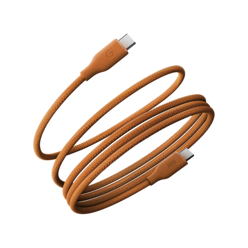 Energea Helix USB-C to USB-C 480Mbps 60W Cable 1.5M - Orange