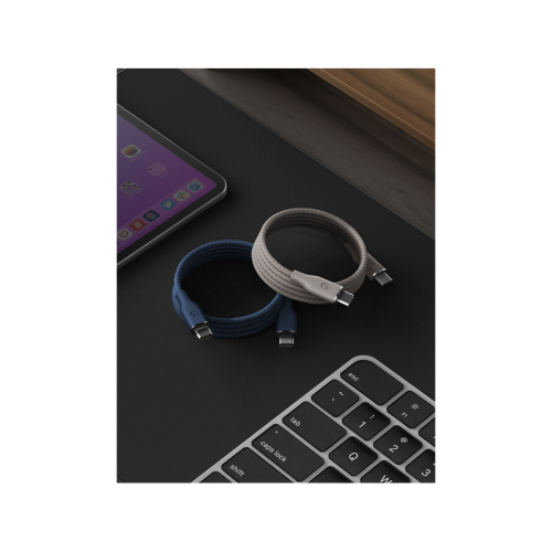 ENERGEA Helix 60 - USB-C Magnetic Cable 480Mbps - 60W - 1.5M - Blue