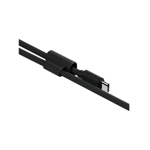 ENERGEA Lasso Lanyard - USB-C To USB-C Cable 480Mbps 240W With Lanyard Card - 1.5M - Black