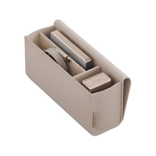 Energea Voyager Kit Travel world Adapter 25 + Alupac Power Bank 10000mAh + Helix Cable 1.5M + Pouch - Beige