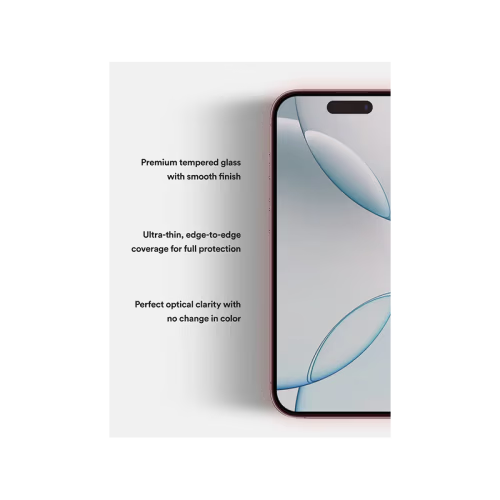 BodyGuardz Red Light Converter Privacy Glass Screen Protector for iPhone 17 Pro