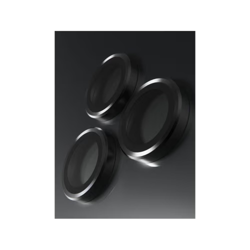 BodyGuardz Pure 3 Individual Camera Lens Protector for iPhone 17 Pro & 17 Pro Max - Black