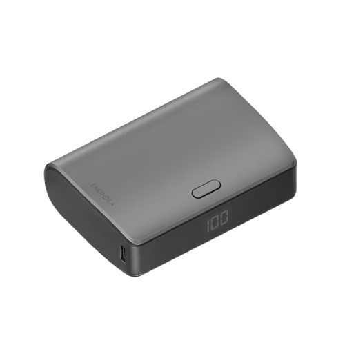 Energea compac USB-A + USB-C PD 35W 10000mAh Power Bank - Gunmetal