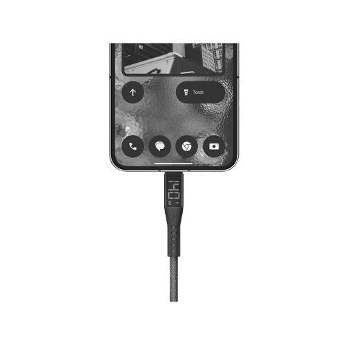 Energea Flow 480mbps USB-C to Lightning Display Cable 1.5M - Black
