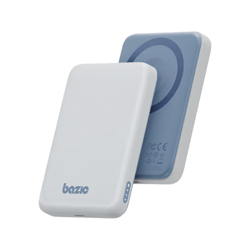 Bazic GoPower Snap 3-In-1 MagSafe with Apple Watch Charger 5000mAh Power Bank - Vanilla