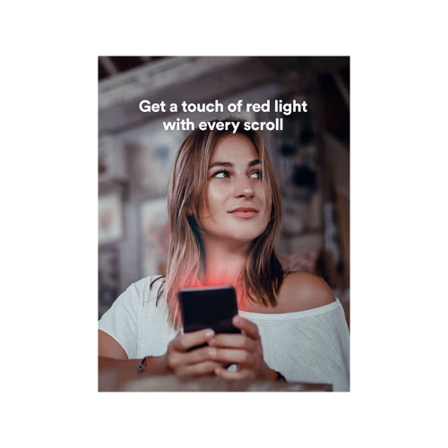 BodyGuardz Red Light Converter Glass Screen Protector for iPhone 15 Pro Max