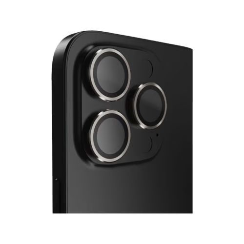 BodyGuardz Pure 3 Individual Camera Lens Protector for iPhone 16 Pro and 16 Pro Max - Titanium