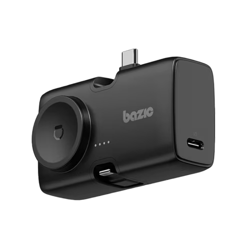 Bazic GoPower Koda 2 in 1 Power Bank With Foldable USB-C /Lightning Pin And Apple Watch Charger 5000mAh - Truffle