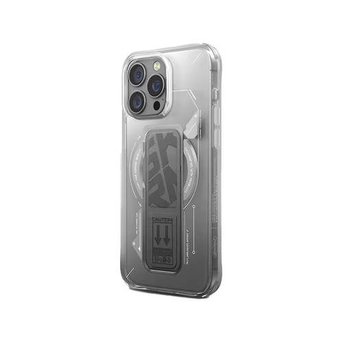 SkinArma Helio MagSafe Case With Grip Stand for iPhone 16 Pro - Titanium