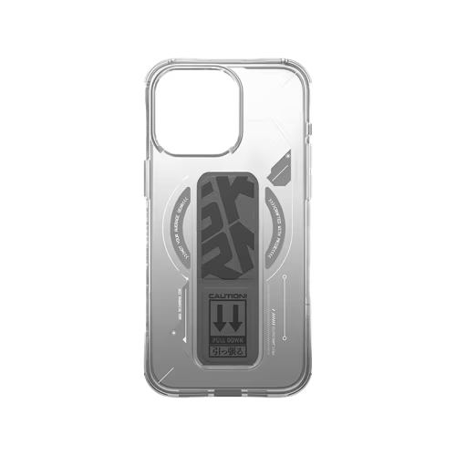 SkinArma Helio MagSafe Case With Grip Stand for iPhone 16 Pro - Titanium