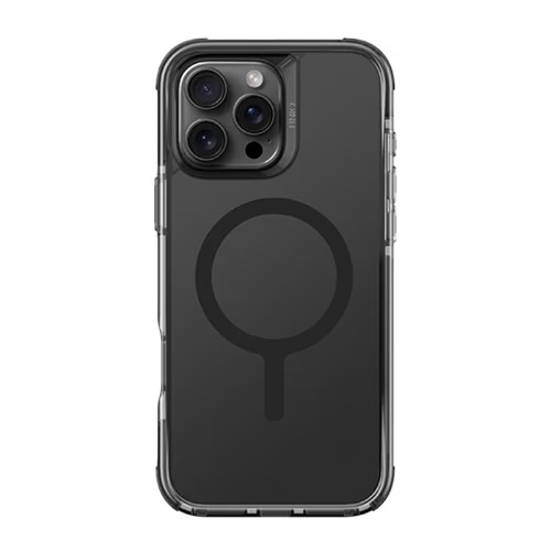 Uniq Hybrid Combat MagSafe Case for iPhone 16 Pro - Carbon Black