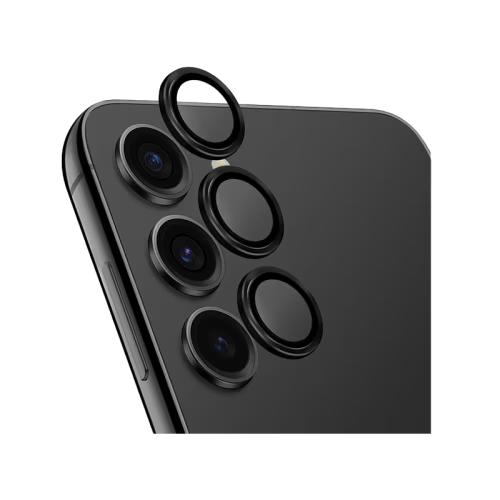Uniq Optix Camera Lens Protector for Samsung Galaxy S24 Plus- Midnight Black