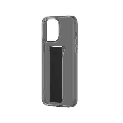 Uniq Hybrid Heldro Mount With Stand Case for iPhone 15 Pro - Vapour Smoke