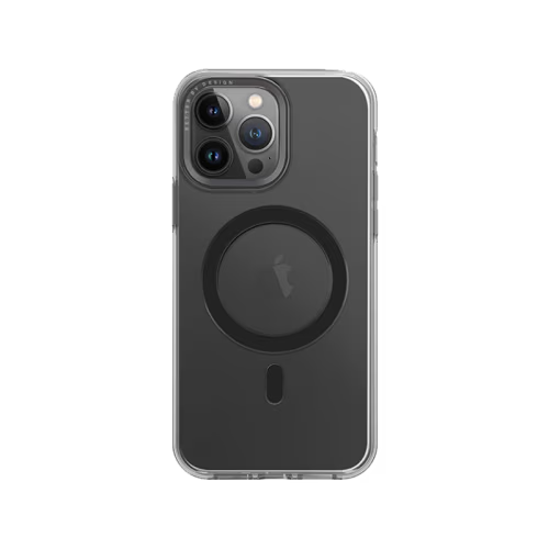 Uniq Hybrid Calio MagSafe Case for iPhone 15 Pro - Smoked Tinted Grey