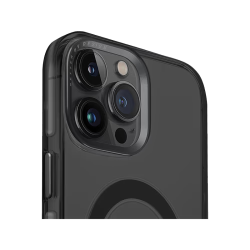 Uniq Hybrid Calio MagSafe Case for iPhone 15 Pro - Smoked Tinted Grey