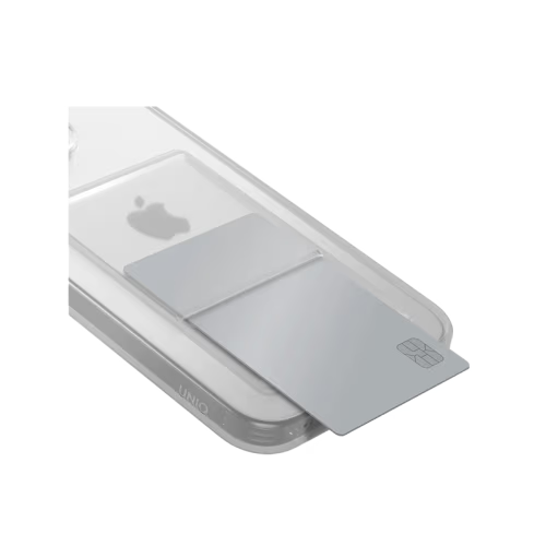 Uniq Hybrid Airfender Case for iPhone 15 Pro - Nude Transparent