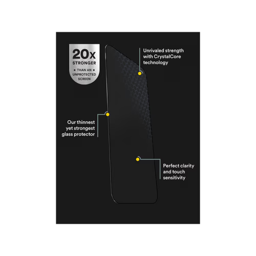BodyGuardz Apex Clear Screen Protector for iPhone 16 Pro