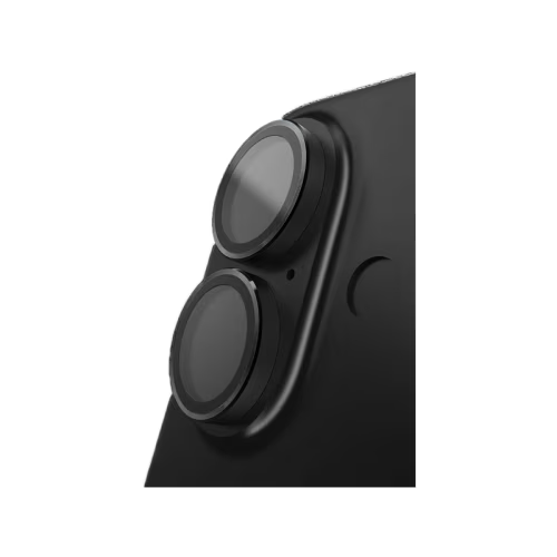 BodyGuardz Apex Individual Camera Lens Protector for iPhone 16 & 16 Plus - Black