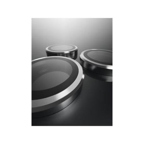 BodyGuardz Apex Individual Camera Lens Protector for iPhone 16 Pro & 16 Pro Max - Silver