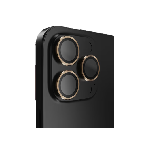 BodyGuardz Apex Individual Camera Lens Protector for iPhone 16 Pro & 16 Pro Max - Gold