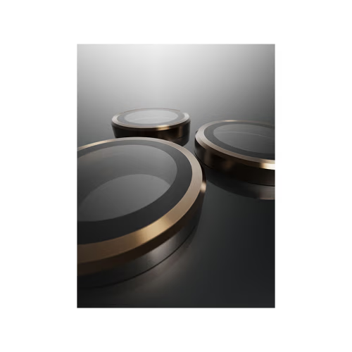 BodyGuardz Apex Individual Camera Lens Protector for iPhone 16 Pro & 16 Pro Max - Gold