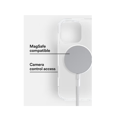 BodyGuardz Accent Magsafe Case for iPhone 16 Pro - Clear