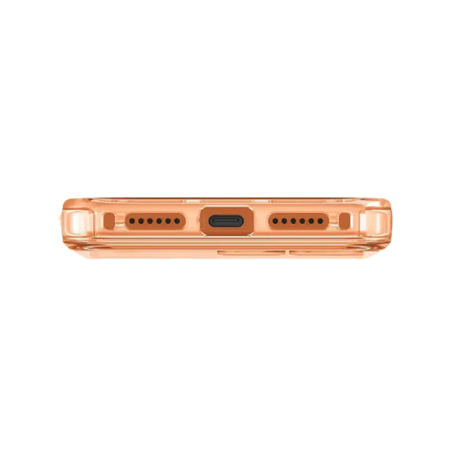 Uniq Hybrid LPX Classic MagSafe Case for iPhone 17 Pro Max - Frost Clear/Volt Orange
