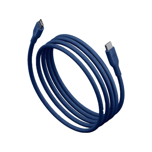 Energea Flow 480mbps USB-C to USB-C 60W Cable 1.5M - Indigo Blue