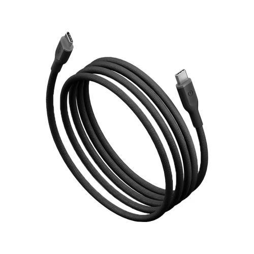 Energea Flow 480mbps USB-C to USB-C 60W Cable 1.5M - Black