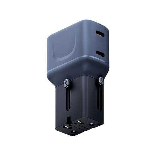 Energea TravelGo Adapter 30 2 Port USB-C 30W PD Travel Adapter - Indigo Blue