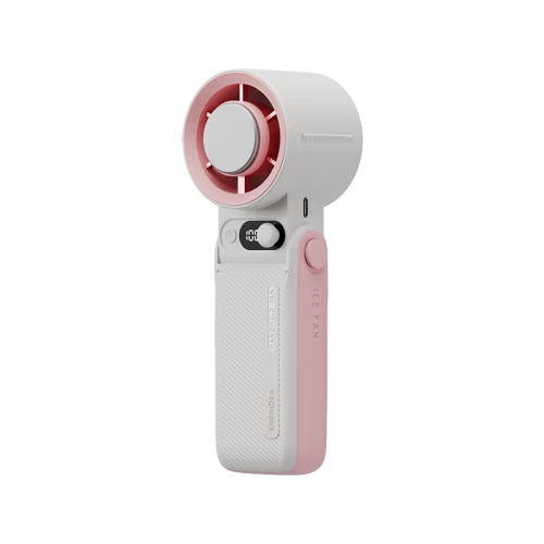 Energea AirMate Chill 6000mAh Adjustable Portable Handheld Fan - Sand Pink