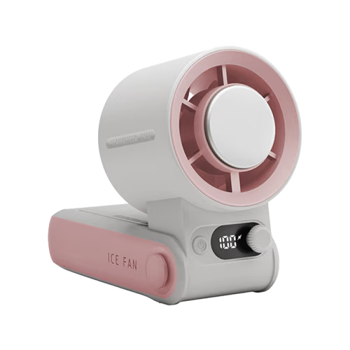 Energea AirMate Chill 6000mAh Adjustable Portable Handheld Fan - Sand Pink