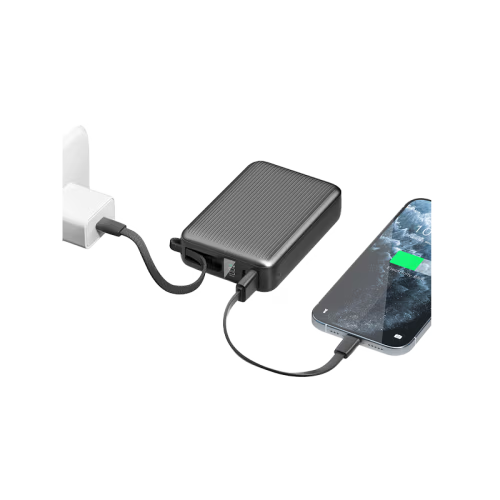 Energea Integra Ultra 45 Power Bank 20000mAh With Build in USB-C Cable & Display - Gunmetal