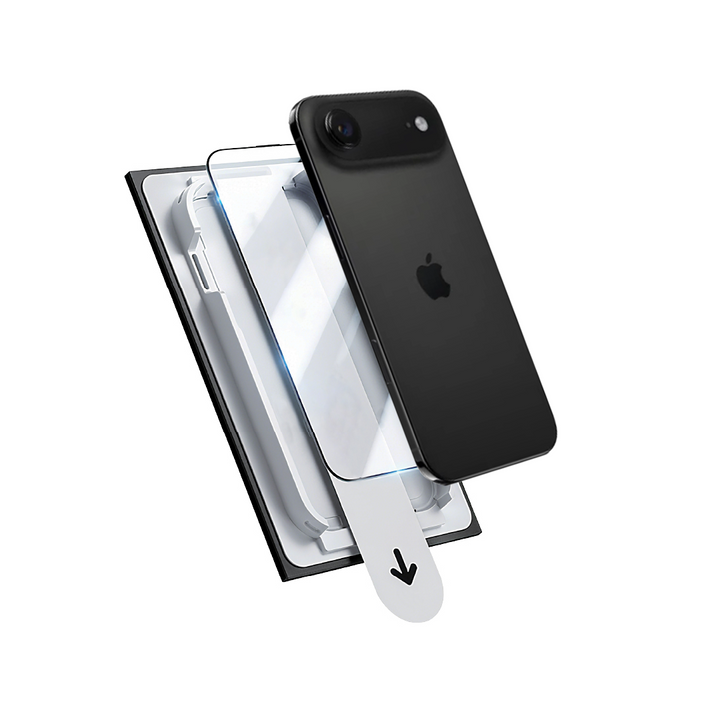 Asli Global E-Touch Shield Premium Glass With Applicator for iPhone Air - Clear