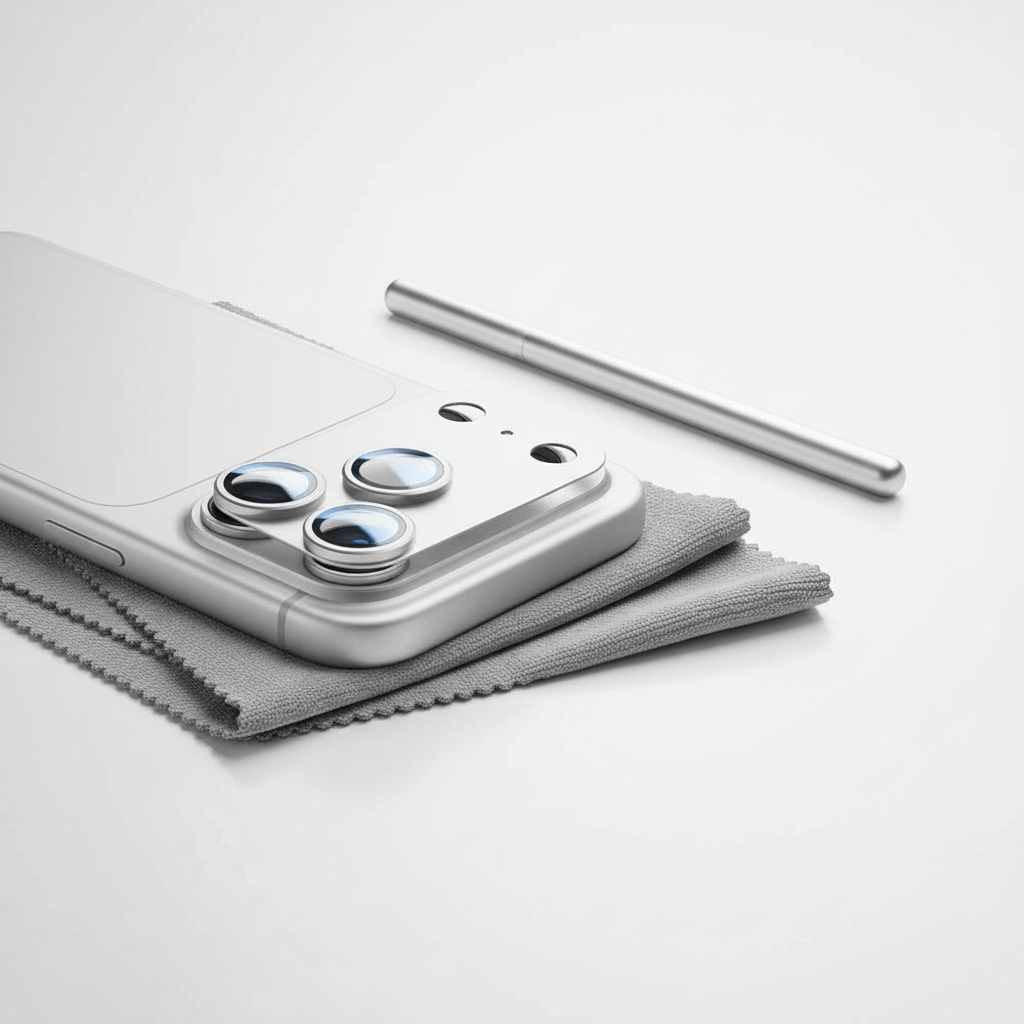 Anank All-in-one Camera Guard For iPhone 17 Pro Max - Silver