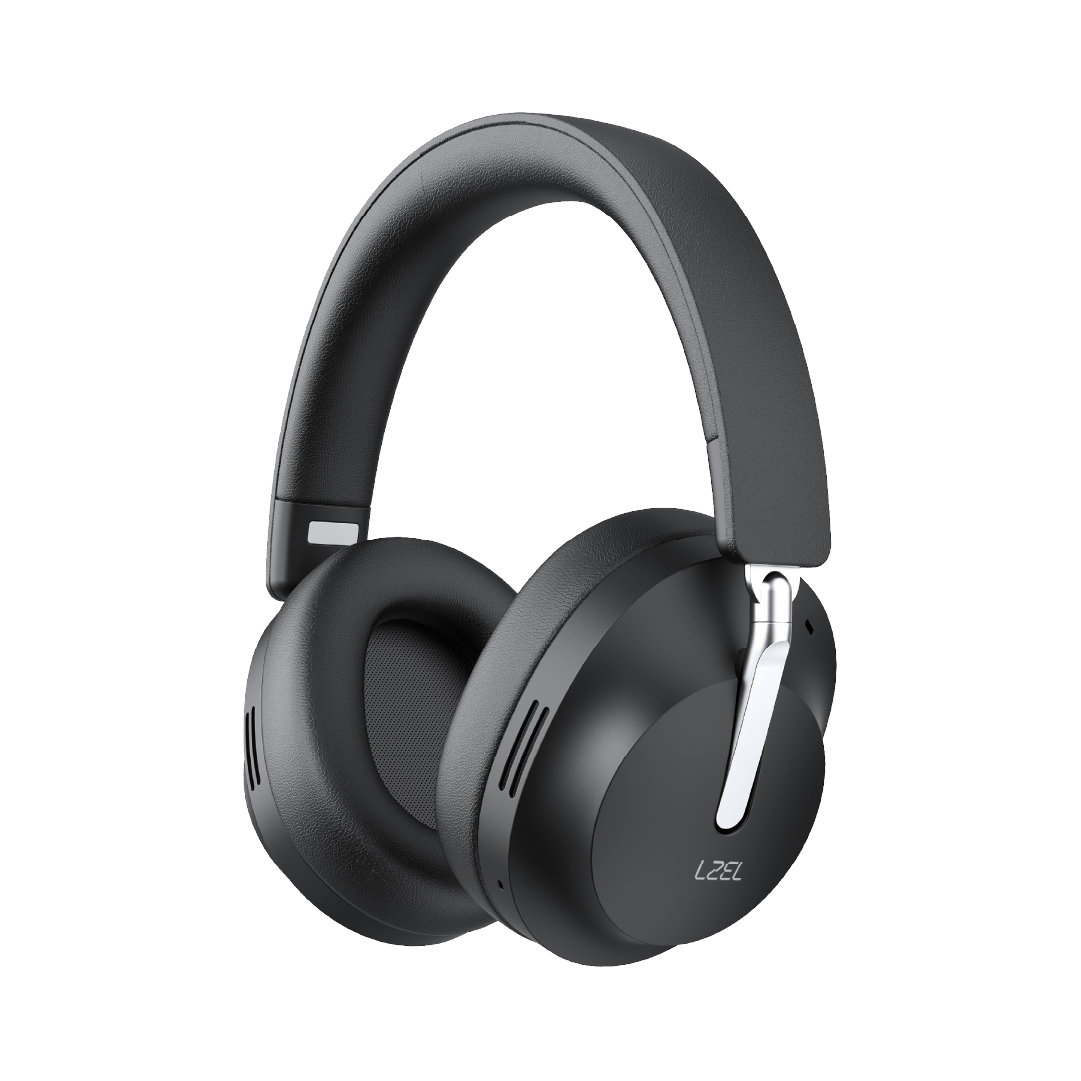 LZEL Sonicflow Series High-Fidelity Wireless Stereo Headphones - Black