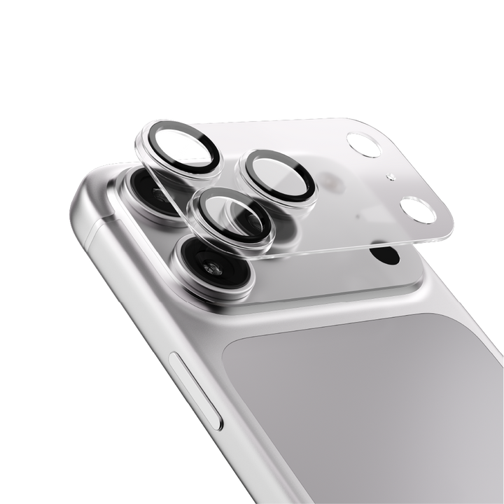 Asli  Global Armorlens Series Metal Tempered Glass Camera Lens Protector For IPhone 17 Pro Max | Clear