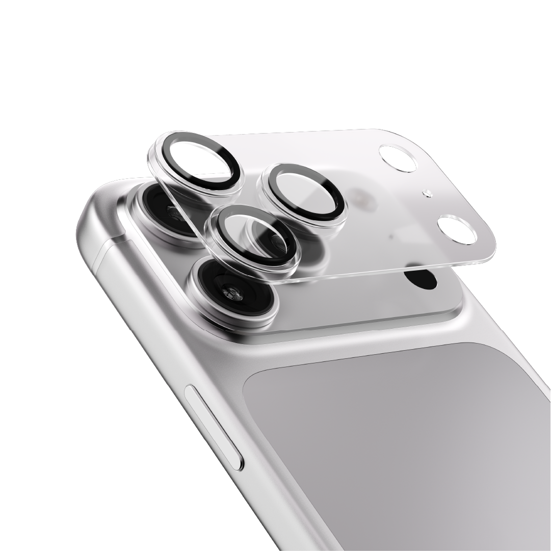 Asli  Global Armorlens Series Metal Tempered Glass Camera Lens Protector For IPhone  17 Pro | Clear
