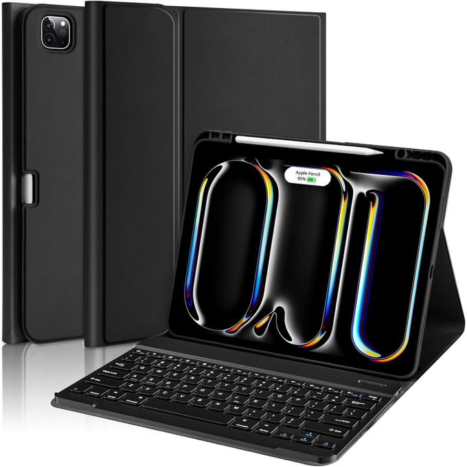 YESIDO iPad Pro 13 M4/M5 Keyboard Case 2024 - Black