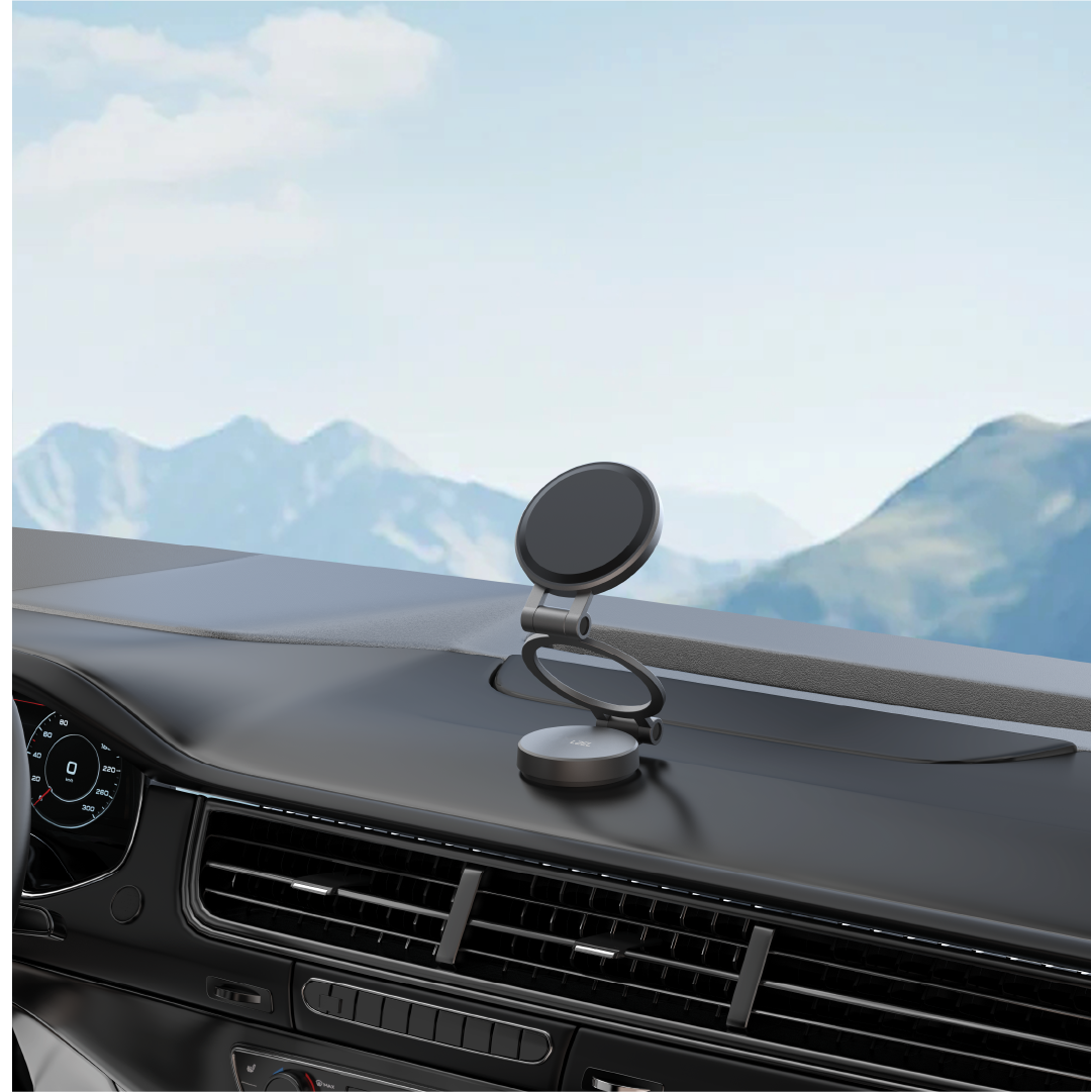 LZEL 360° Magnetic Suction Phone Holder Three-Axis Adjustable Angle - Robust Magnetic Grip