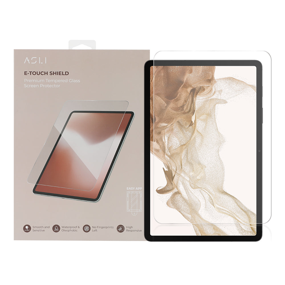 Asli Global E-Touch Shield Premium Glass With Applicator for iPad 9 (10.2") - Clear