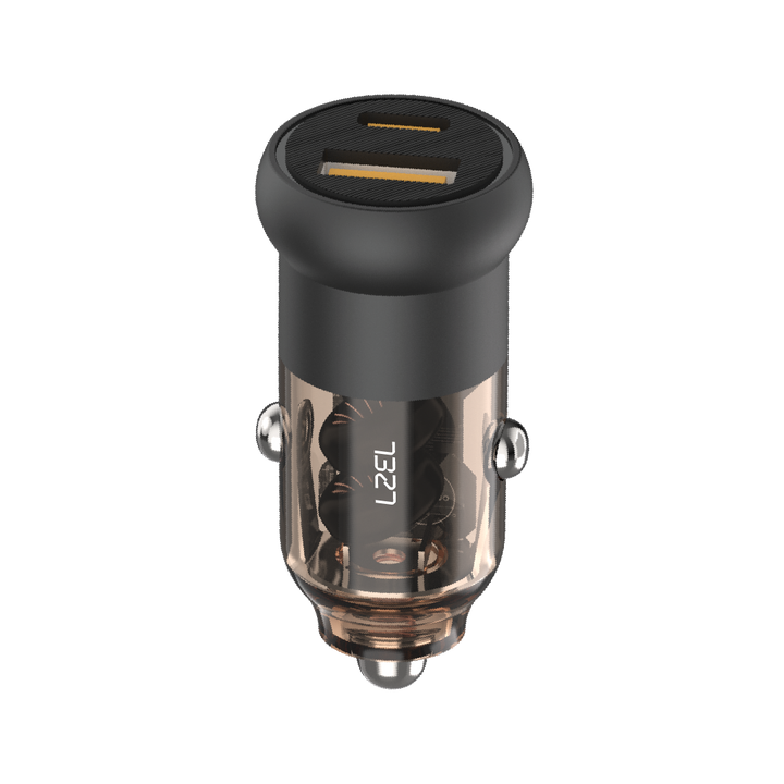 LZEL PulseCharge One 48W Dual-Port Car Charger – USB-C PD & PPS + USB-A