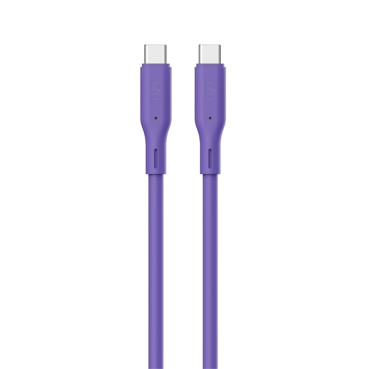 LZEL Celeris Silox CXL Soft Silicone USB-C to USB-C Cable, 480Mbps, 240W Max, 2m