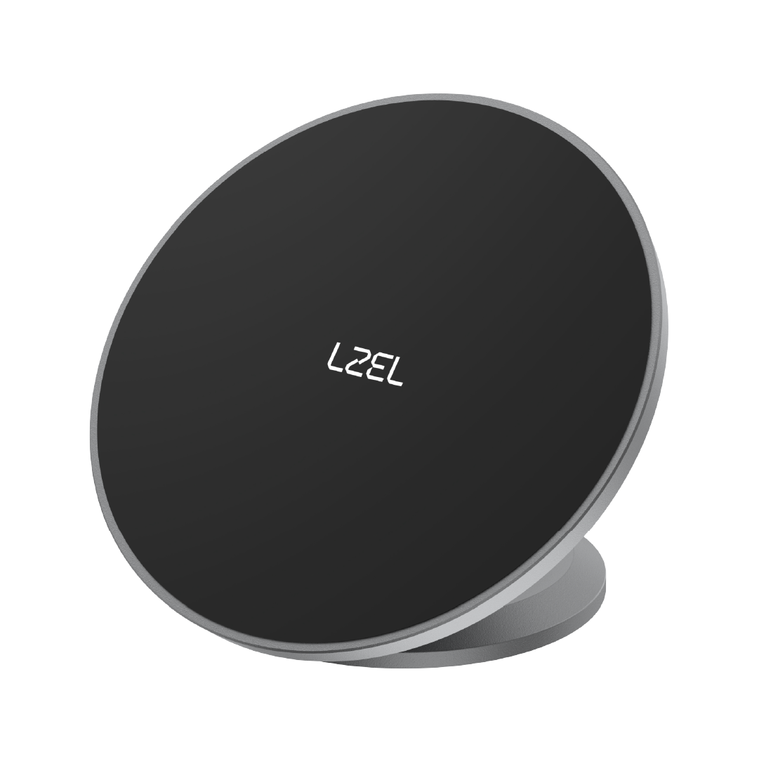 LZEL 360° Magnetic Suction Phone Holder Ultra-Strong Magnetic Grip - Compact &amp; Stable Design - Black