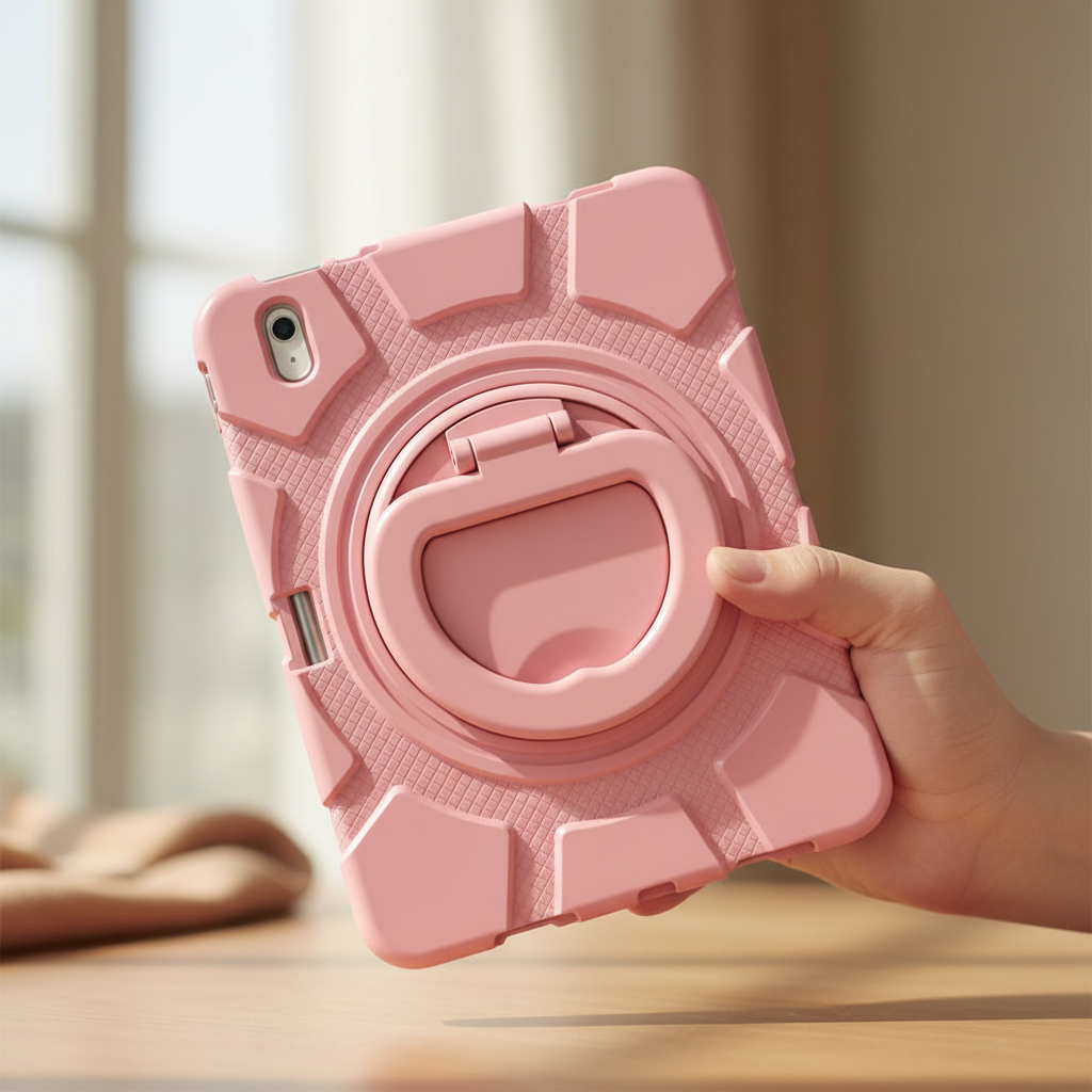 Asli Global Smartix Armor Shockproof Case for iPad 10th & 11th Generation (10.9" & 11") - Rose Gold