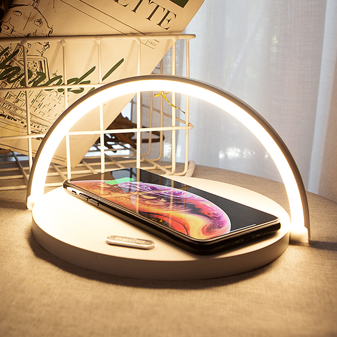 Recci 4-in-1 Wireless Charger Stand with LED Flashlight