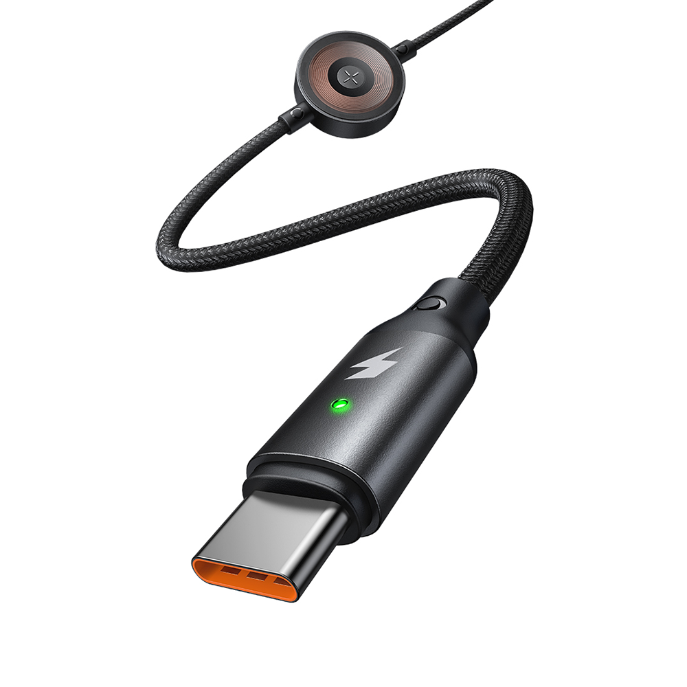 MCDODO- 60W 2IN ONE  USB C TO TYPE C CABLE WITH WATCH CHARGER