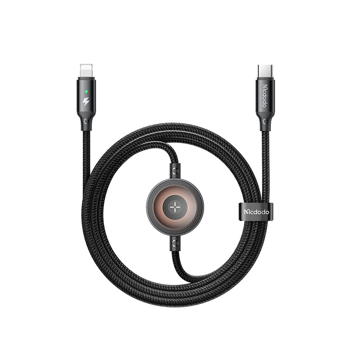 MCDODO- 36W 2IN ONE  USB C TO LIGHTNINGCABLE WITH WATCH CHARGER