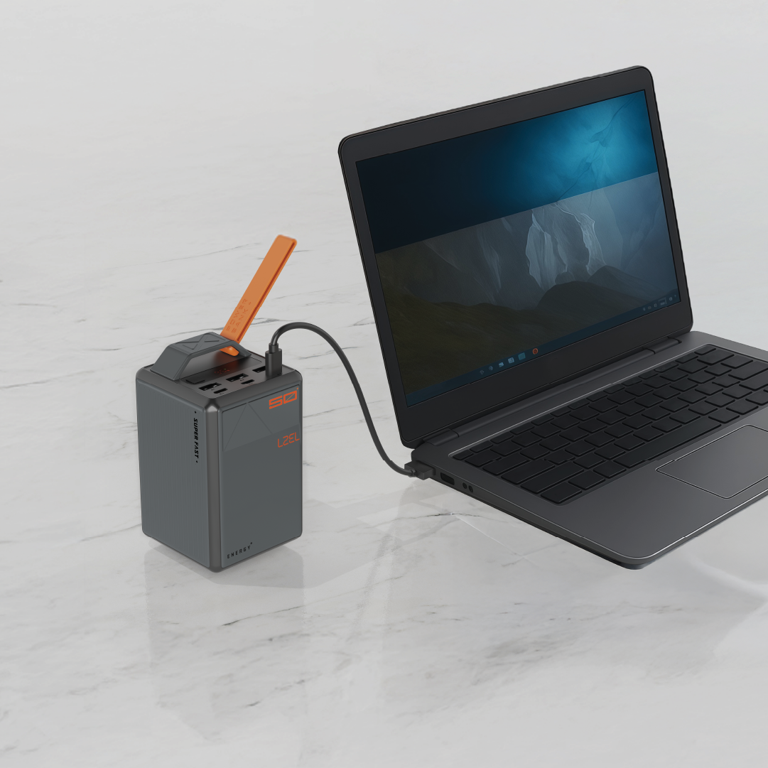 LZEL Zenoflex Ultra Surge 50000mAh PD Power Bank | PD3.0 & QC3.0 | 100W Max | Triple Type-C + Triple USB-A